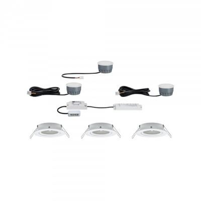 Paulmann Coin TuneWhite 93938 LED-inbouwlamp Set van 3 stuks 16.5 W Warm-wit, Neutraal wit, Daglicht-wit Paulmann Coin TuneWhite 93938 LED-inbouwlamp Set van 3 stuks 16.5 W Warm-wit, Neutraal wit, Daglicht-wit