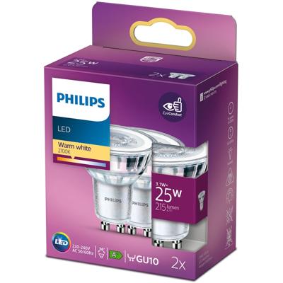 Philips Led lamp 3,1W - GU10 - Led set van 2 929001217518