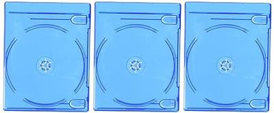 Hama 00051468 Blu-ray hoes 2 CDs/DVDs/Blu-rays Blauw Polypropyleen 3 stuk(s)