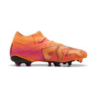 PUMA Future 8 Match Gras / Kunstgras Voetbalschoenen (MG) Oranje Roze Zwart - thumbnail