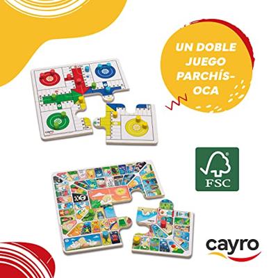 Parchis en Oca Spelbord Cayro 12 x 19,5 x 5 cm