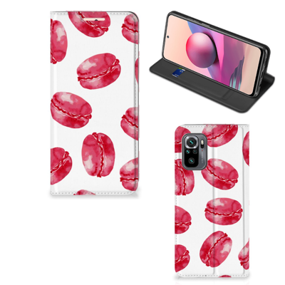 Xiaomi Redmi Note 10 4G | 10S | Poco M5s | Flip Style Cover | Pink Macarons