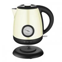 EMERIO WK-109795.2 Waterkoker Snoerloos Aantal/Volume: 1 l Zwart, Geel - thumbnail