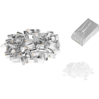 Digitus AK-219603-100 Digitus CAT 6 modulaire stekker voor ronde kabel - 100 stuks AK-219603-100 RJ45, stekker Aantal polen (sensoren) 8 Zilver 100 stuk(s) Digitus AK-219603-100 Digitus CAT 6 modulaire stekker voor ronde kabel - 100 stuks AK-219603-100 RJ45, stekker Aantal polen (sensoren) 8 Zilver 100 stuk(s)