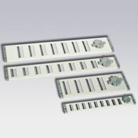 Aluminium Afsluitbaar Schuifrooster Opbouw 370 X 30mm - Wit (3-3703w) - thumbnail