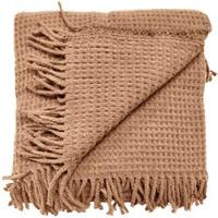 Unique Living Plaid Selien 150x200cm sandstone - thumbnail