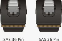 Delock 83073 Kabel Mini SAS SFF-8087 > Mini SAS SFF-8087 1 m - thumbnail