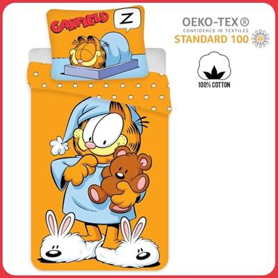 Garfield dekbedovertrek oranje 100 x 135 cm Katoen