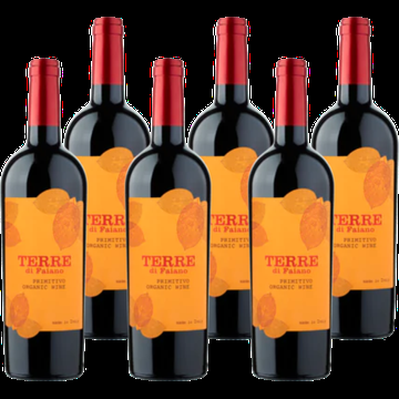 Faiano Primitivo Biologisch 6 x 750 ML zonder doos bij Jumbo