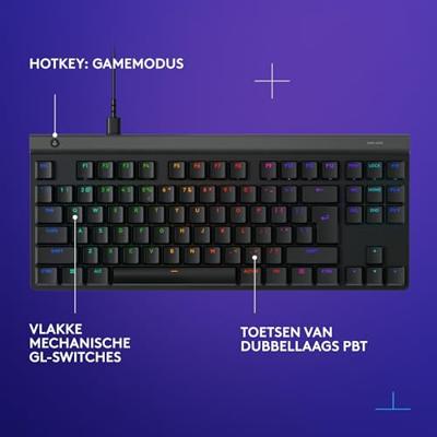 Logitech G G515 TKL toetsenbord Zwart - GL Tactile Logitech G G515 TKL toetsenbord Zwart - GL Tactile