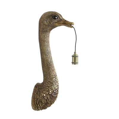 Light & Living Wandlamp 'Ostrich' 72cm, kleur Antiek Brons Light & Living Wandlamp 'Ostrich' 72cm, kleur Antiek Brons