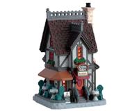 Lemax crepes & croissants bakery verlicht kersthuisje Caddington Village 2017 - thumbnail