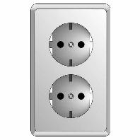 ELSO stopcontact 515404 2-voudig 16A RENOVATIE zuiver wit 1 stuk(s)