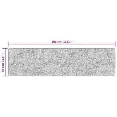 Vloerkleed wasbaar anti-slip 80x300 cm meerkleurig Vloerkleed wasbaar anti-slip 80x300 cm meerkleurig