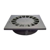 Afvoer Tecnoagua T-88 PVC 15 x 15 x 5,65 cm Ø 7,5 - 5 cm Verticaal - thumbnail