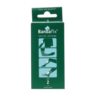 Bandafix Elastisch Netverband Katoen Bovenarm/Elleboog/Onderbeen/Voet (1m)