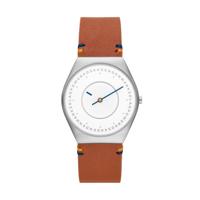 Horlogeband Skagen SKW6872 Leder Bruin 22mm - thumbnail