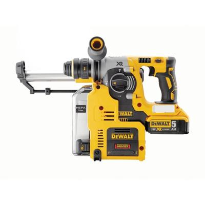 DeWALT DCH275P2 Accu combihamer SDS-Plus 2,1J + snelwisselboorkop + stofafzuiging 18V XR 5.0Ah in koffer - thumbnail