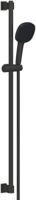 GROHE Vitalio Comfort 110 Glijstangset - 90 cm - vierkante handdouche - 2 straalsoorten - gladde doucheslang - mat zwart 269302431 - thumbnail