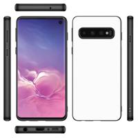 Samsung Galaxy S10 Hoesje TPU Gripcase Zwart/wit - thumbnail