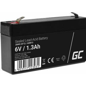 Green Cell® AGM 6 V 1,3 Ah accu VRLA loodaccu loodaccu accubatterij cyclusbestendig onbemannt speelgoed | elektrisch speelgoed | alarm | noodstroom | kindervoertuigen | kinderquad