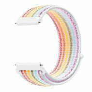 By Qubix - Compatible met Garmin Forerunner 55/245 / 645 - Sport Loop nylon bandje - Multicolor - Compatible Garmin bandje - Bandbreedte: 20mm