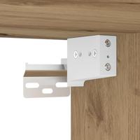 Spiegelkast met plank artisanaal eikenkleurig 91 x 15 x 76.5 cm - thumbnail