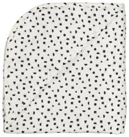 HEMA Baby Badcape Hydrofiel 100x100 (zwart/wit) - thumbnail