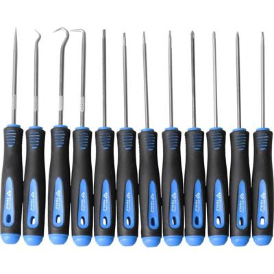 Brilliant Tools BT542080 Haak- en schroevendraaierset, 12-delig