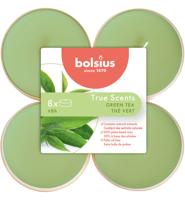 Bolsius Maxilichten True Scents Green Tea 8 Stuks 8 uur - thumbnail