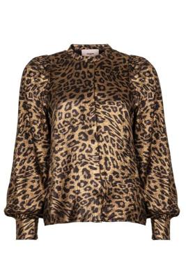 Freebird Top Borella | Goud print