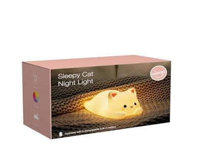 Liggende kat nachtlampje