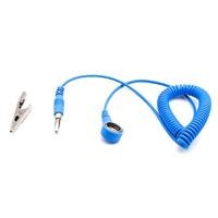 Quadrios ESD-aardingskabel 1.80 m Drukknop 10 mm, Stekker, Krokodilklem - thumbnail