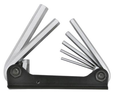 Stiftsleutelset inbus in klaphouder 7-dlg. 600713