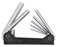 Stiftsleutelset inbus in klaphouder 7-dlg. 600713 - thumbnail