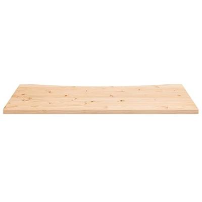 Bureaublad 110x60x2,5 cm massief grenenhout