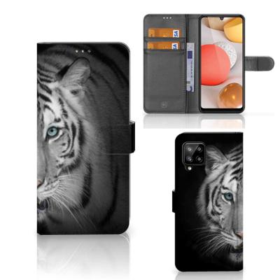 Samsung Galaxy A42 5G | Telefoonhoesje | Met pasjeshouder | Tijger
