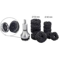 Hazet 4960N-45/12 HAZET wielnaafschuurmachine set personenwagen 12-delig - thumbnail