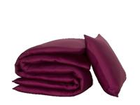 De Witte Lietaer De Witte Lietear dekbedovertrek Olivia Beet Red 140x200/220 - thumbnail