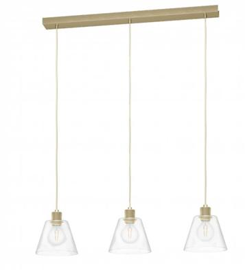 Eglo Eettafel hanglampCopley goud met glas - 43634