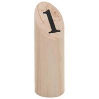VidaXL Nummer kubb spelset hout - thumbnail