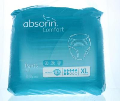 Absorin Comfort pants fit maat XL tot 170cm 14 Stuks Absorin Comfort pants fit maat XL tot 170cm 14 Stuks