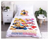 Paw Patrol peuterdekbedovertrek Wit- 100 x 135 cm - thumbnail
