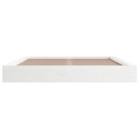Bedframe massief hout wit 120x200 cm - thumbnail