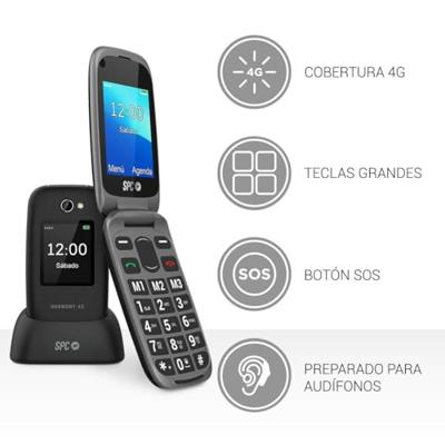 Mobiele Telefoon SPC 2330N HARMONY 4G 128 MB Zwart 2,4"