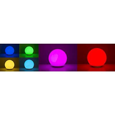 Heitronic 37234 Globo Decoratieve lamp op zonne-energie Solarbol LED LED vast ingebouwd 0.4 W Wit