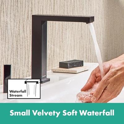 Hansgrohe Tecturis E 2-gats wastafelkraan 150 CoolStart met waste, mat zwart - thumbnail