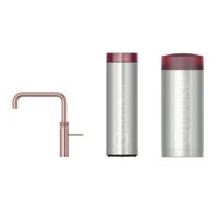 Quooker Fusion Square Keukenkraan Set - Kokend Warm- en Koud Water - Rosé Koper - met COMBI+ Reservoir & CUBE - Direct Gekoeld Bruisend Water - thumbnail