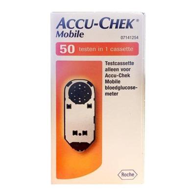 Accu Chek Mobile Testcassette Bloedglucose 50 Beurten