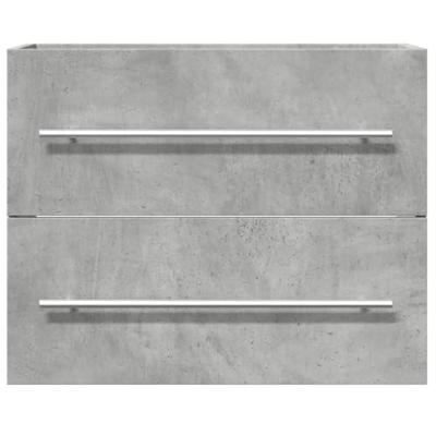 Wastafelkast 60x38,5x48 cm spaanplaat betongrijs Wastafelkast 60x38,5x48 cm spaanplaat betongrijs